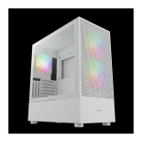 Case GAMDIAS TALOS M3 Mesh White ARGB – Mid Tower, 3 Fan ARGB PWM